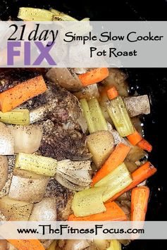 21 Day Fix Approved Pot Roast