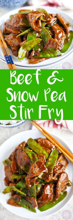 25-Minute Beef and Snow Pea Stir Fry