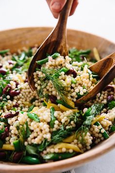 3-Bean Israeli Couscous Salad