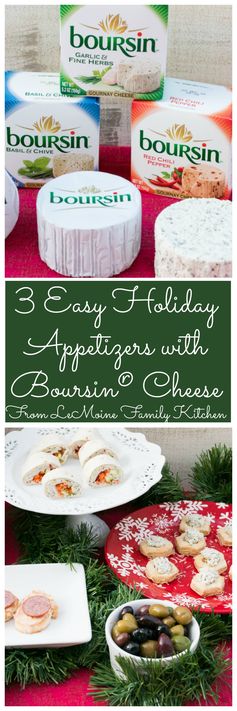 3 Easy Holiday Appetizers with Boursin® Cheese