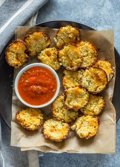 3 ingredient Baked Cheddar Cauliflower Bites