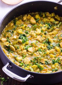 30 Minute Chicken and Cauliflower Yellow Curry