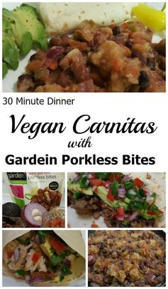 30 Minute Dinner: Gardein Porkless Bites Vegan Carnitas