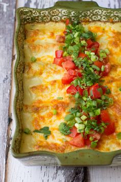 30-Minute Green Chile Chicken Enchiladas