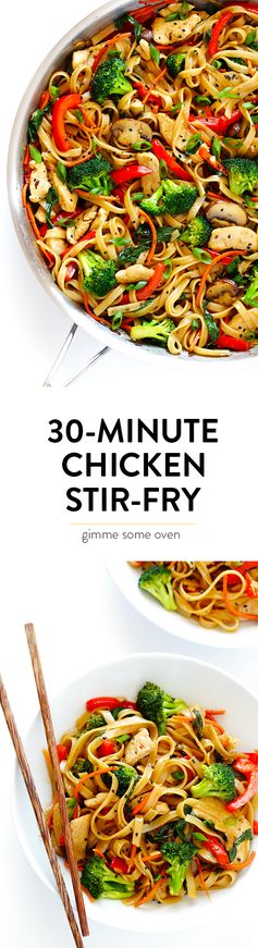 30-Minute Sesame Chicken Noodle Stir-Fry