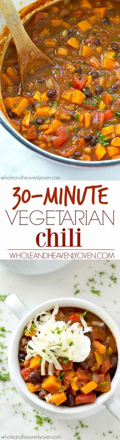 30-Minute Vegetarian Chili