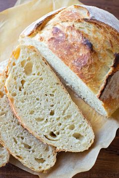 4 Ingredient No-Knead Artisan Bread