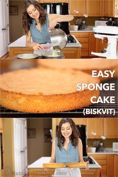 4-Ingredient Sponge Cake (Video