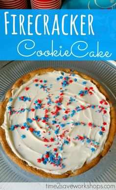 4th of July Cake Ideas .... Firecracker Cookie Cake