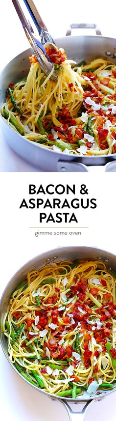 5-Ingredient Bacon Asparagus Pasta