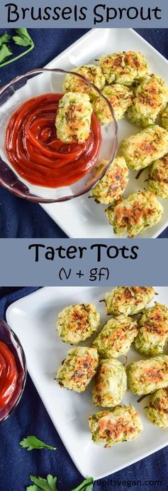 5 Ingredient Baked Brussels Sprout Tater Tots