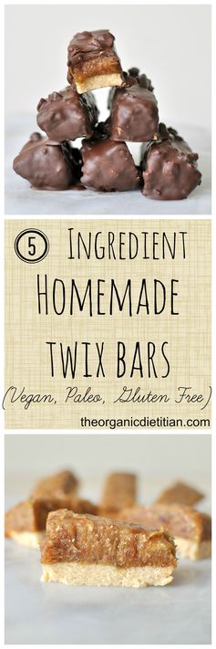 5 Ingredient Homemade Twix Bars