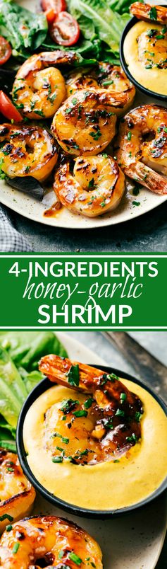 5-Ingredient Sweet Honey Garlic Shrimp