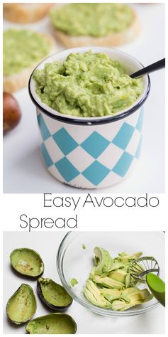 5 Minute Garlic Avocado Spread