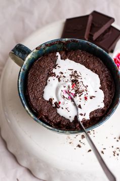 5-Minute Gooey Molten Chocolate Mug Cake