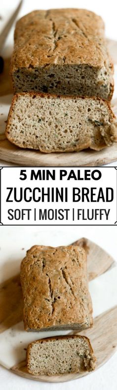 5 Minute Paleo Zucchini Bread