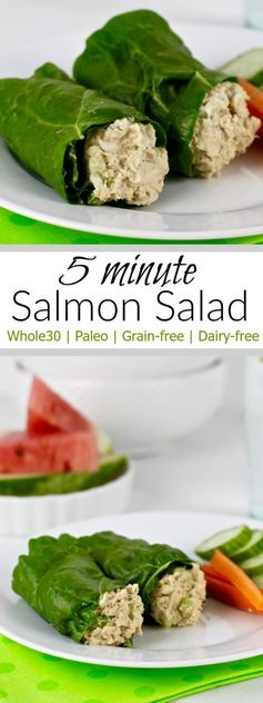 5 Minute Salmon Salad