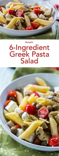 6-Ingredient Greek Pasta Salad