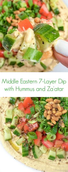 7 Layer Lebanese Hummus Dip