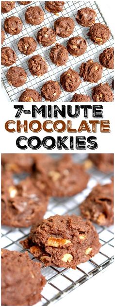 7 Minute Chocolate Cookies