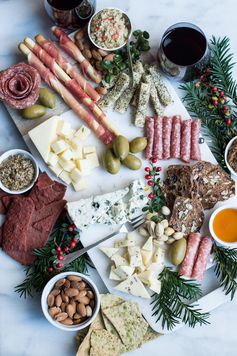 A Holiday Cheese Board + Artichoke Tampenade