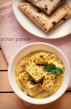 Achari paneer