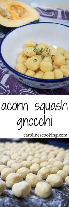 Acorn squash gnocchi