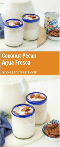 Agua Fresca de Coco y Nuez