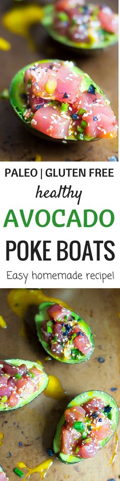 Ahi Poke Avocado Boats