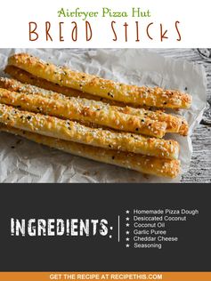 Airfryer Pizza Hut Bread Sticks