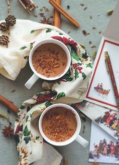 Almond Chai Hot Chocolate (vegan