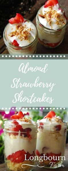 Almond Strawberry Shortcakes