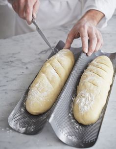 Almost No-Knead Baguette