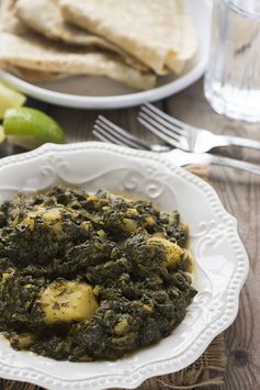 Aloo Palak (Potato and Spinach Curry