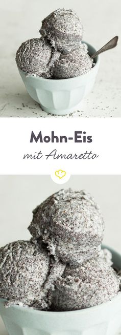 Amaretto-Mohn-Eis