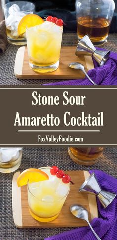 Amaretto Stone Sour - Amaretto Cocktail