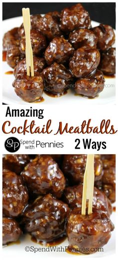 Amazing Cocktail Meatballs! (These are always a hit!