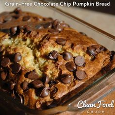 AMAZING Grain-Free Chocolate Chip Pumpkin Bread