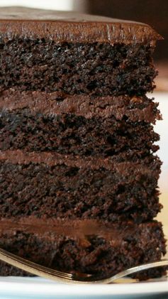 American Mud Cake with Sour Cream Chocolate Frosting