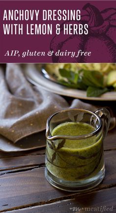 Anchovy Dressing with Lemon & Herbs