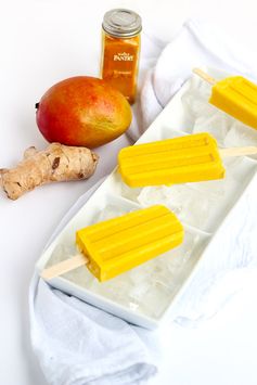 Anti-Inflammatory Turmeric Mango Popsicles