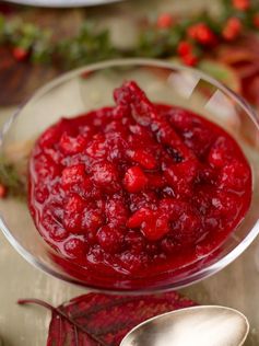 Apple & cranberry sauce