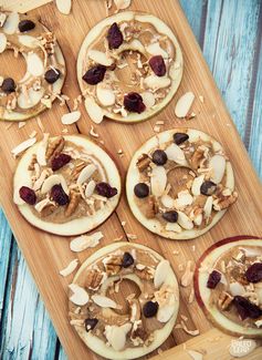 Apple and Almond Butter Bites