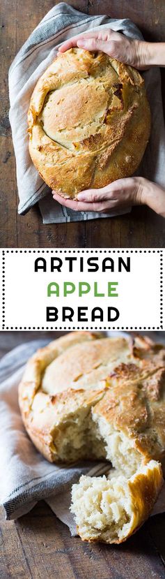 Apple Bread with Fresh Apples