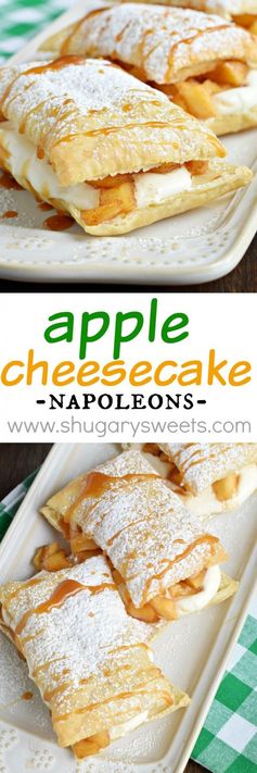 Apple Cheesecake Napoleons