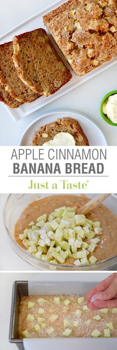 Apple Cinnamon Banana Bread