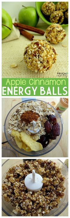 Apple Cinnamon Energy Bites