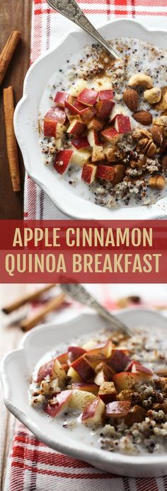 Apple Cinnamon Quinoa Breakfast