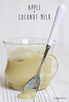 Apple + Coconut Milk Baby Food Puree