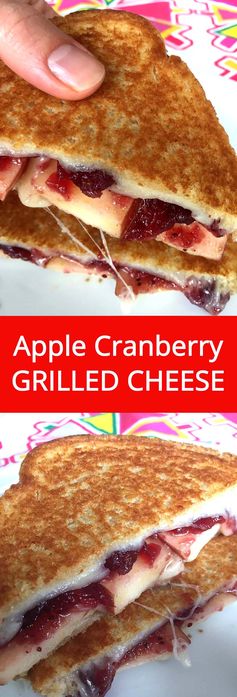 Apple Cranberry Grilled Cheese Sandwich